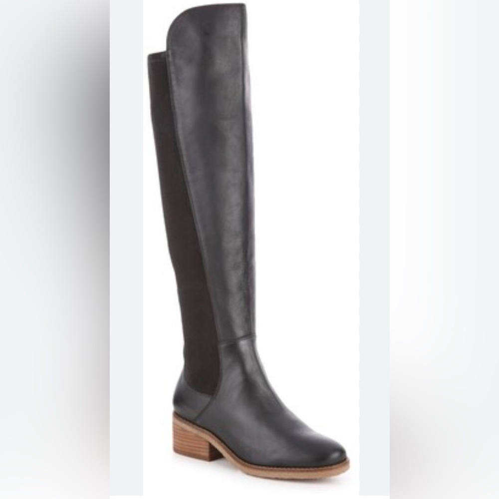 Lucky Brand Black Knee-High Flats